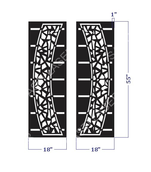 Geometric Designs CNC Laser Cutting Design - G-045.jpeg - Sasti Laser Namakkal